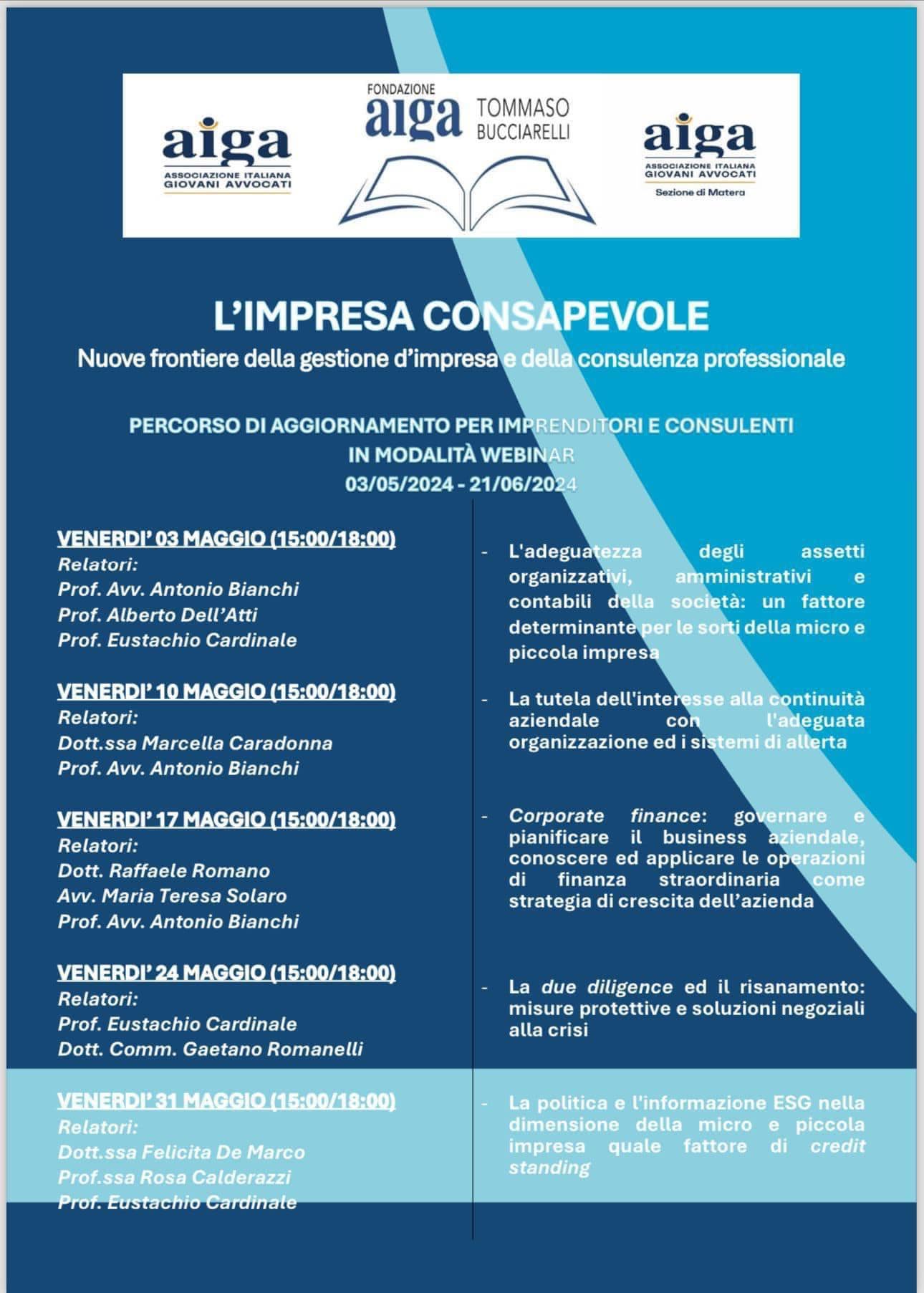 L'impresa consapevole