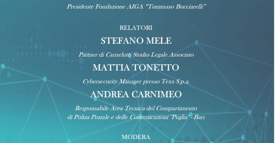Evento 𝗖𝗬𝗕𝗘𝗥𝗖𝗥𝗜𝗠𝗘 𝗔𝗟 𝗧𝗘𝗠𝗣𝗢 𝗗𝗘𝗟 𝗖𝗢𝗩𝗜𝗗. 𝗣𝗥𝗘𝗩𝗘𝗡𝗭𝗜𝗢𝗡𝗘 𝗘 𝗥𝗘𝗣𝗥𝗘𝗦𝗦𝗜𝗢𝗡𝗘