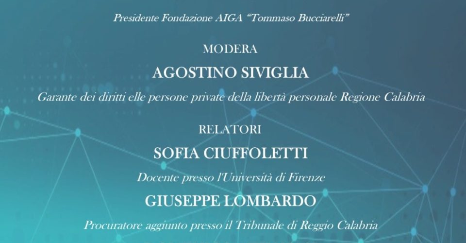 Webinar: Il reato di tortura e la tutela dei diritti umsni