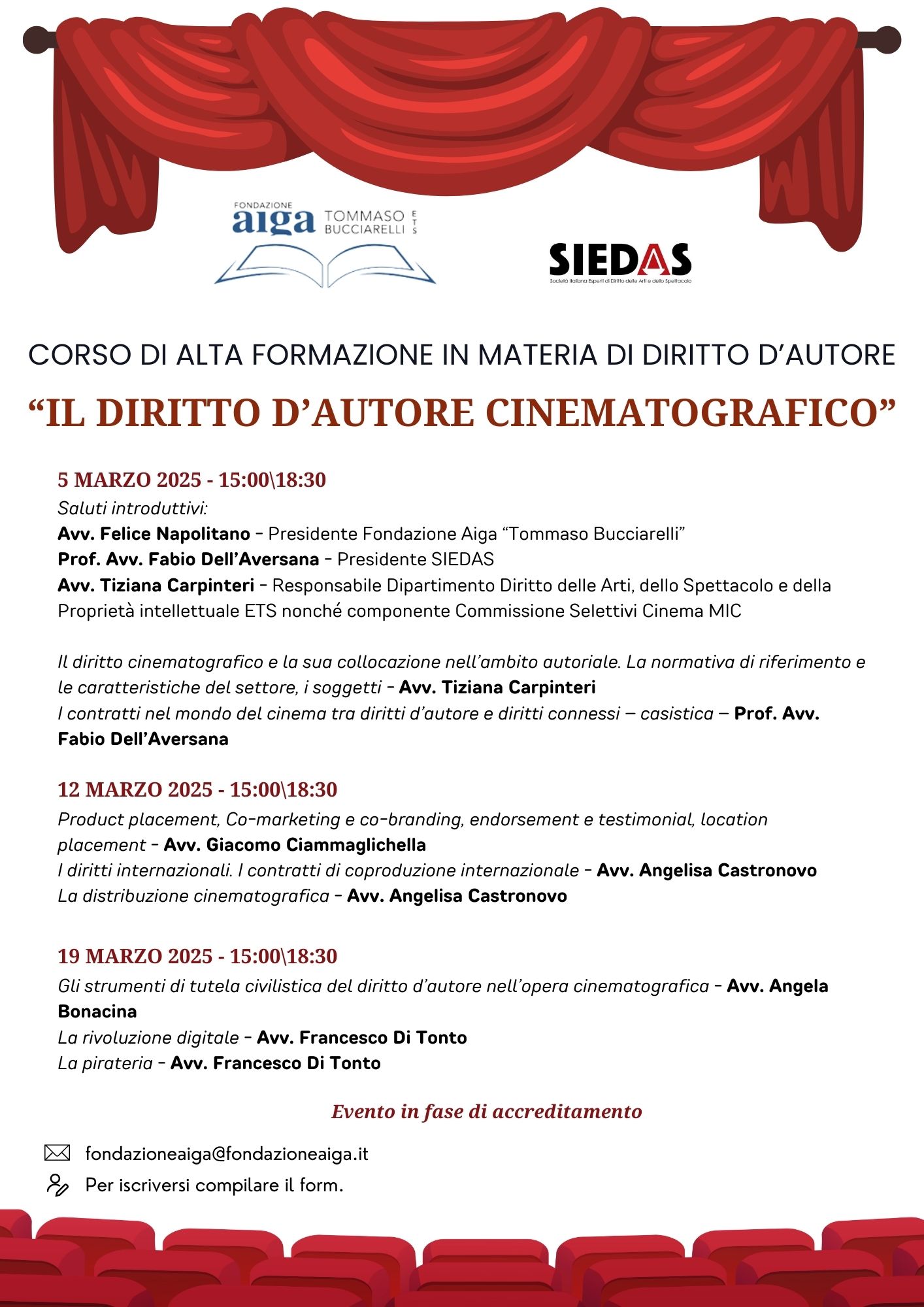 CORSO DIRITTO D'AUTORE