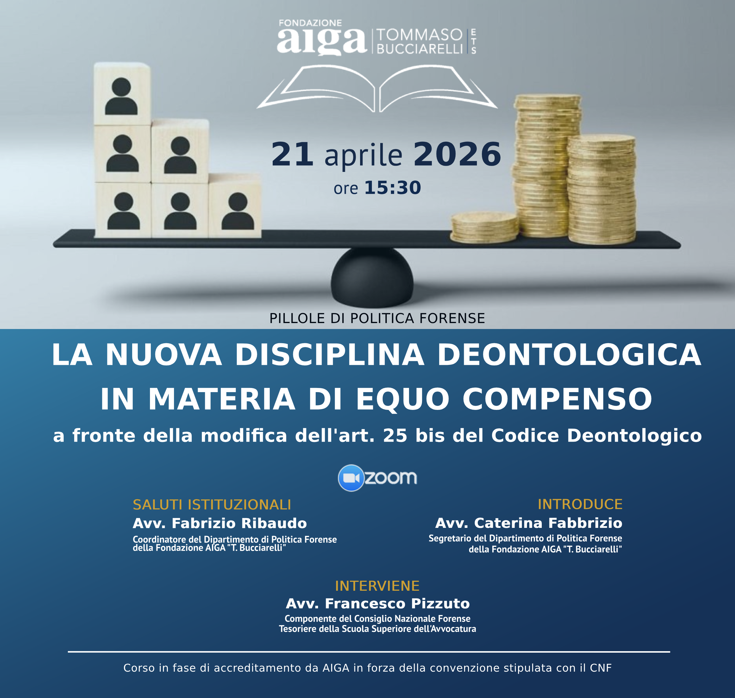 La nuova disciplina deontologica in materia di equo compenso